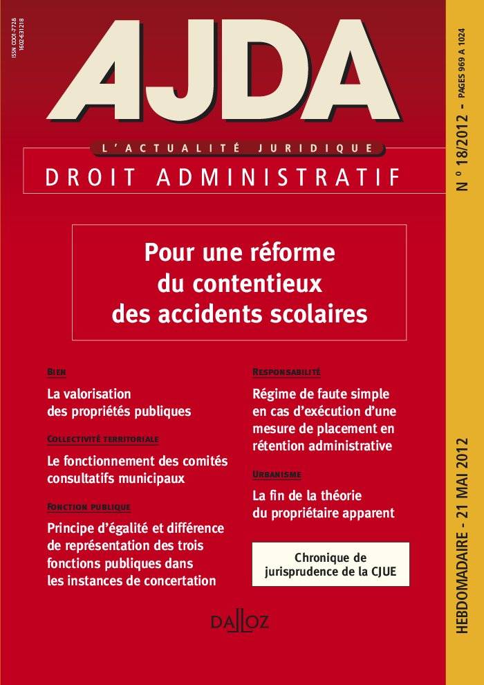 La fin de la théorie du propriétaire apparent !